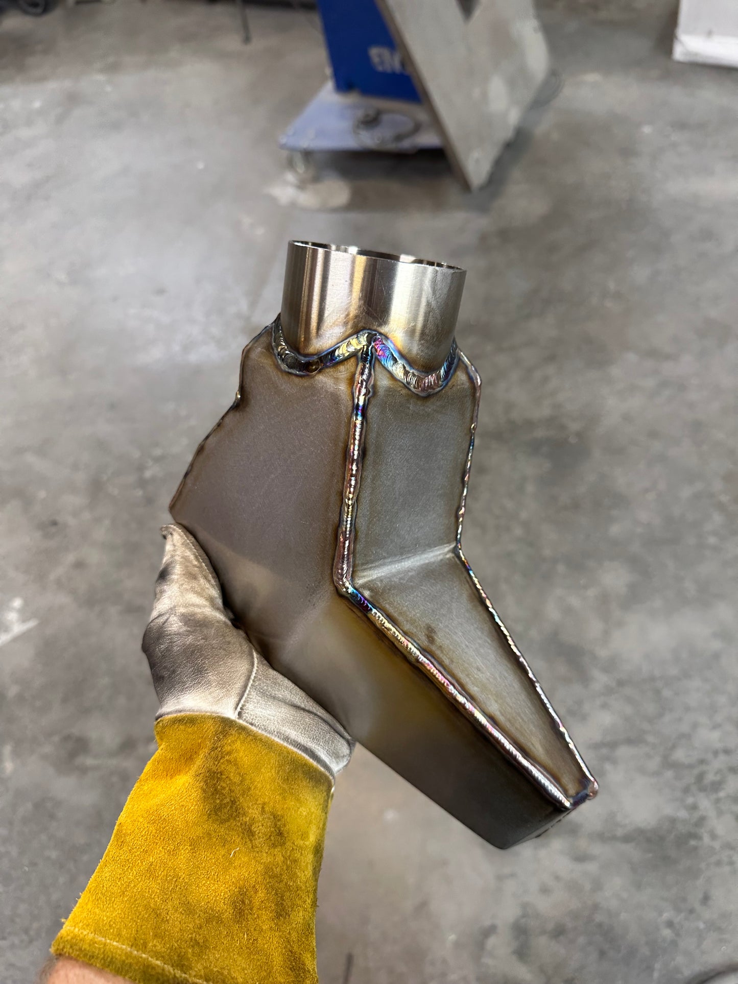 Stainless Steel Boxed Exhaust Tips - Bedside Exit (Pair)